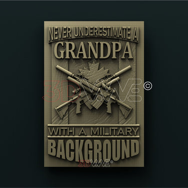 CANADIAN GRANDPA 3D STL 3DWave